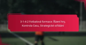 Read more about the article 3-1-4-2 Fotbalová formace: Řízení hry, Kontrola času, Strategické střídání