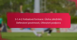 Read more about the article 3-1-4-2 Fotbalová formace: Úloha záložníků, Defenzivní povinnosti, Ofenzivní podpora