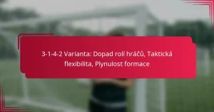 Read more about the article 3-1-4-2 Varianta: Dopad rolí hráčů, Taktická flexibilita, Plynulost formace