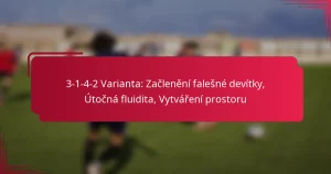 Read more about the article 3-1-4-2 Varianta: Začlenění falešné devítky, Útočná fluidita, Vytváření prostoru