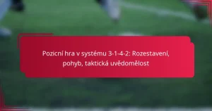 Read more about the article Pozicní hra v systému 3-1-4-2: Rozestavení, pohyb, taktická uvědomělost