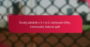 Read more about the article Široký záložník v 3-1-4-2: Udržování šířky, Centrování, Návrat zpět