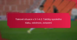 Read more about the article Tlakové situace v 3-1-4-2: Taktiky vysokého tlaku, odolnost, zotavení